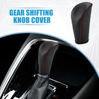 Gear Shifting Knob Cover Trim for Nissan Versa (2007–2012) Black Red