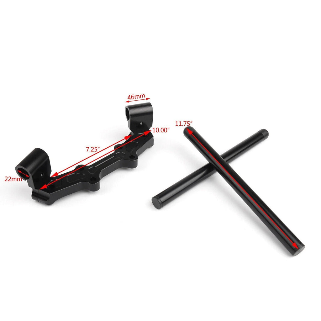 Handlebar Kit for Yamaha MT-07/FZ-07 (2014–2017) 22mm Adapter Clip-on CNC