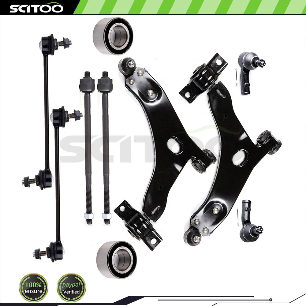 Front Control Arm Ball Joints Sway Bar Wheel Bearing for Ford Focus (2000–2004)