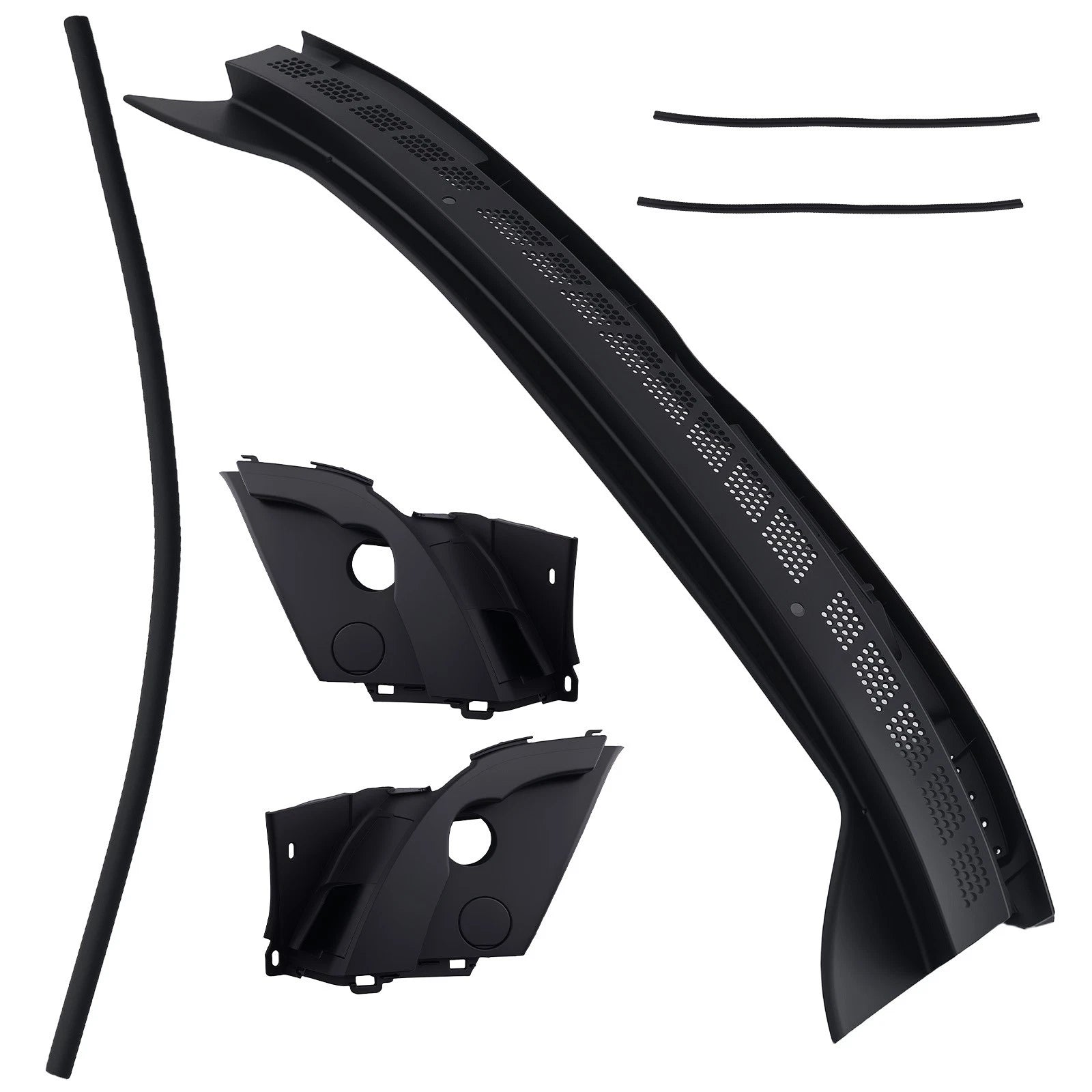 Front Cowl Grille for Honda Civic LX EX-L (2006–2011) 74200-SVA-A00ZA Black