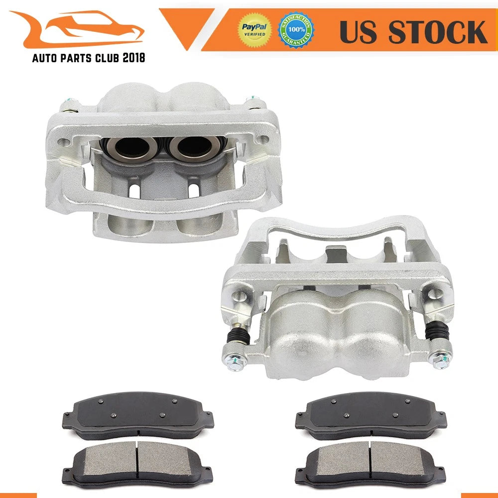 Brake Calipers & Ceramic Pads for Ford F-250 F-350 Super Duty (2005–2011)
