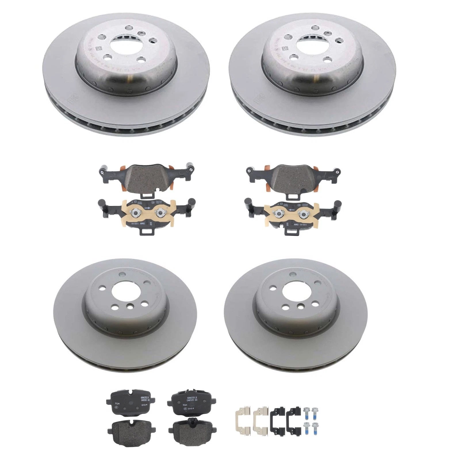 Brake Discs and Pads Kit for BMW X5 X6 (2014–2020)