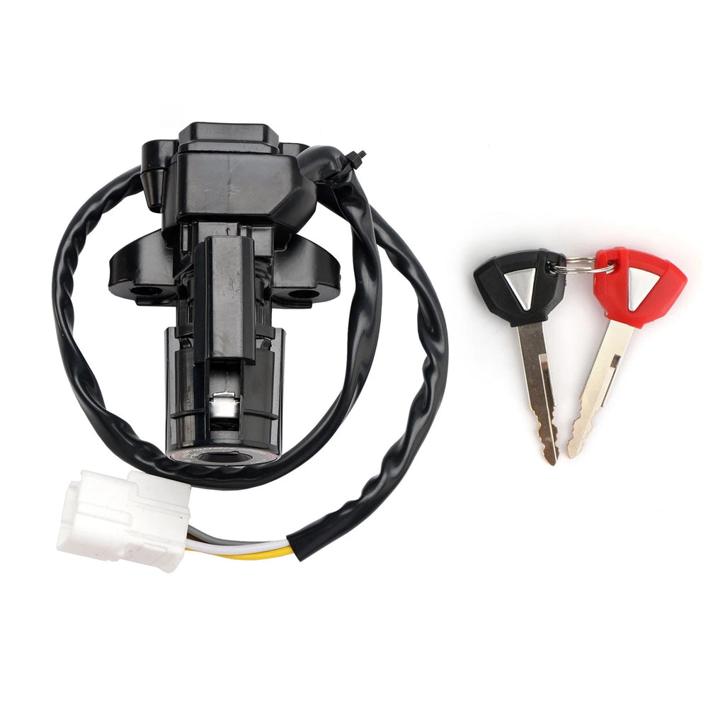 Ignition Switch w/Keys for Kawasaki ZX6R ZX10R ZX14R Ninja 400R ER6N ER6F (2011–2019)