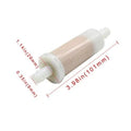 Set of 2 In Line Fuel Filters for Johnson Mercury Yamaha (802128A1, 18-7831)