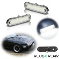 Set of 2 Clear Lens Side Marker Corner Lights for Mazda Miata MX-5