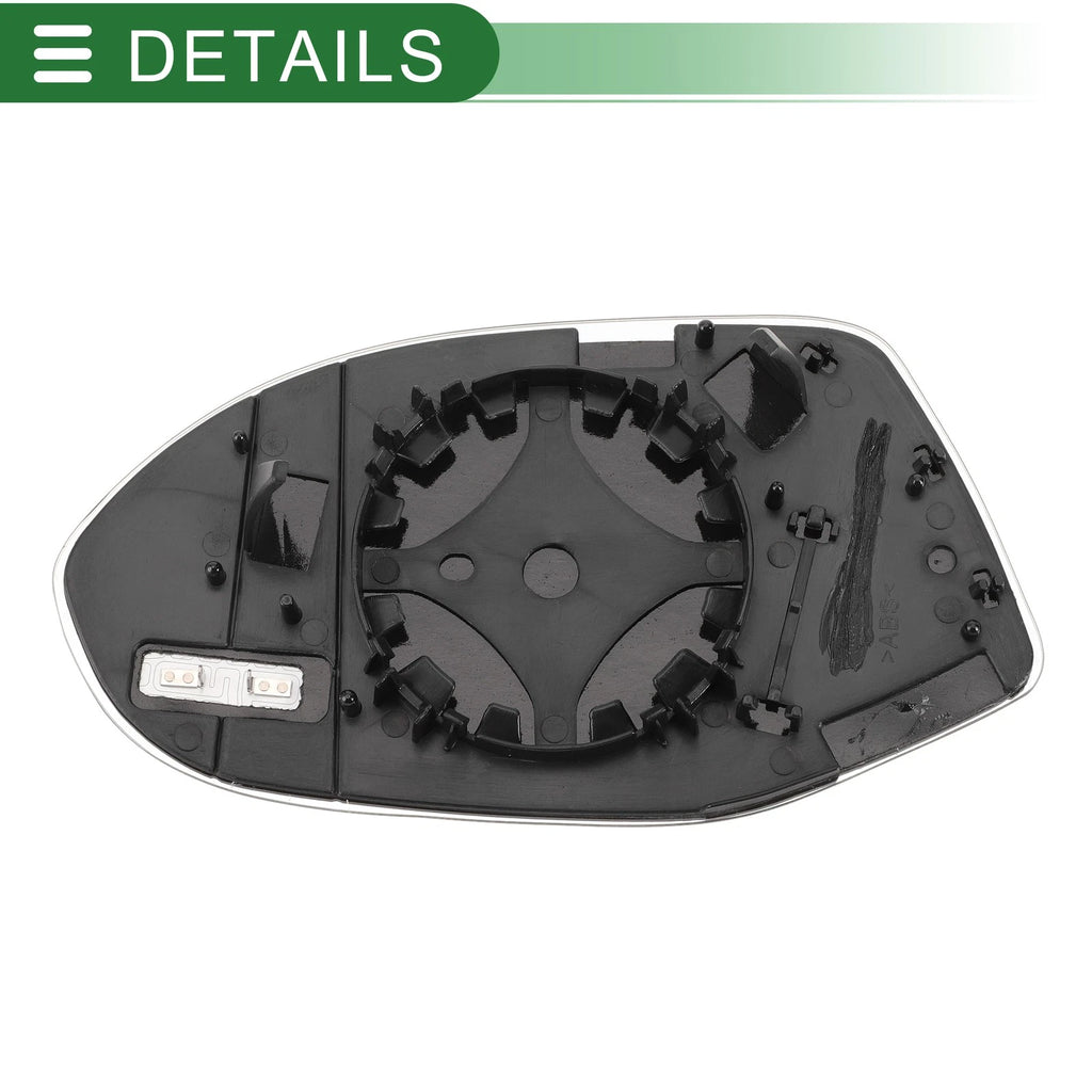 Heated Right Side Mirror Glass for Audi A7 (2010–2018)