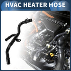 HVAC Heater Hose for Ford Windstar (1996–1998) No.F68Z18B402DA Metal Black