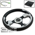 NRG 320mm 6-Hole Racing Steering Wheel for Universal Fit (No Specific Years)
