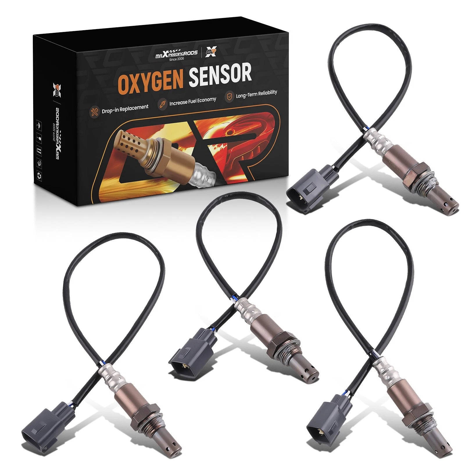 Set of 4 O2 Sensors for LS460 4.6L V8 RWD (2009–2013) 234-9058 88974383