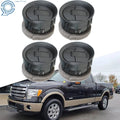 Set of 4 Air Vent Louvers for Ford F150 (2009–2014) Black