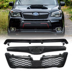 Gloss Black Honeycomb Upper Grille for Subaru Forester (2014–2018)