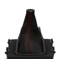 Manual Shift Boot Cover for Honda Civic (2016–2020) Red Stitch Carbon Fiber