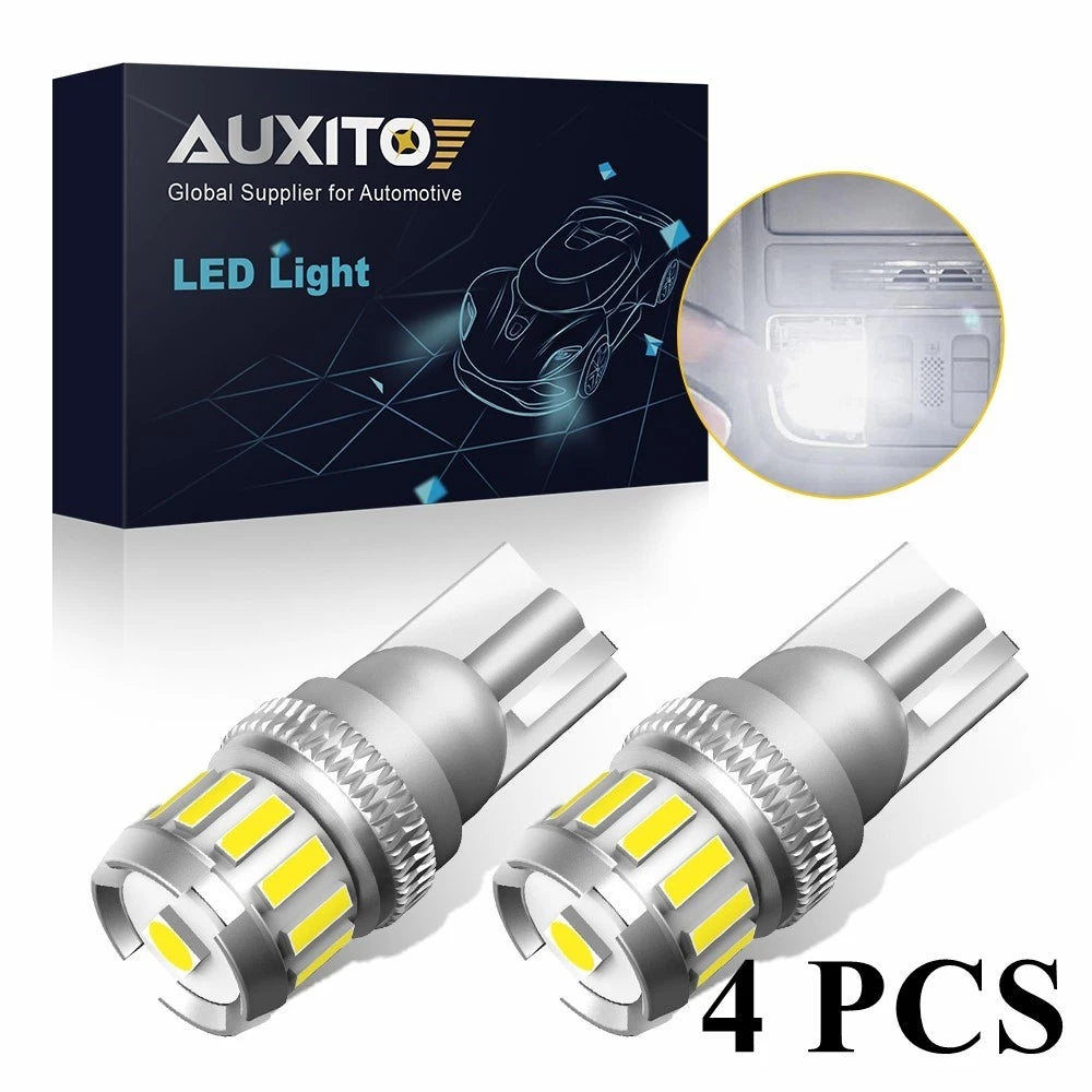 4X T10 194 168 W5W 2825 LED License Plate Interior Light Bulb 6500K