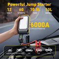 J301 Emergency Jump Starter for Various Vehicles (Rechargeable, LED Light)