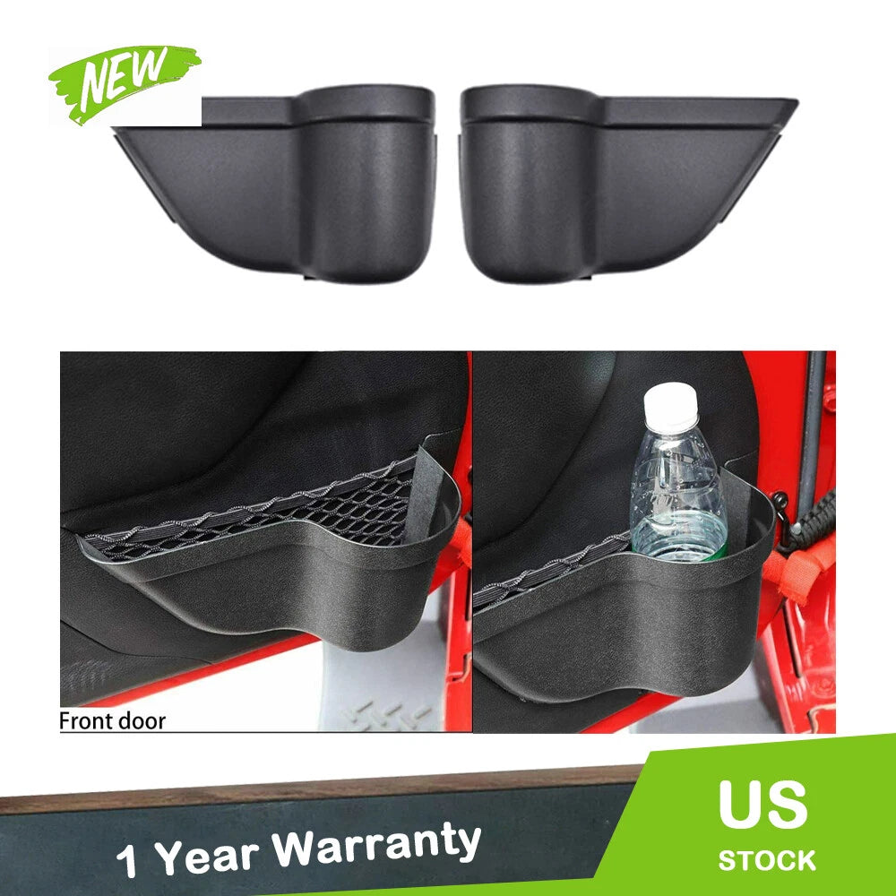 Set of 2 Storage Pockets Organizer Box for Jeep Wrangler JK (2011–Present)