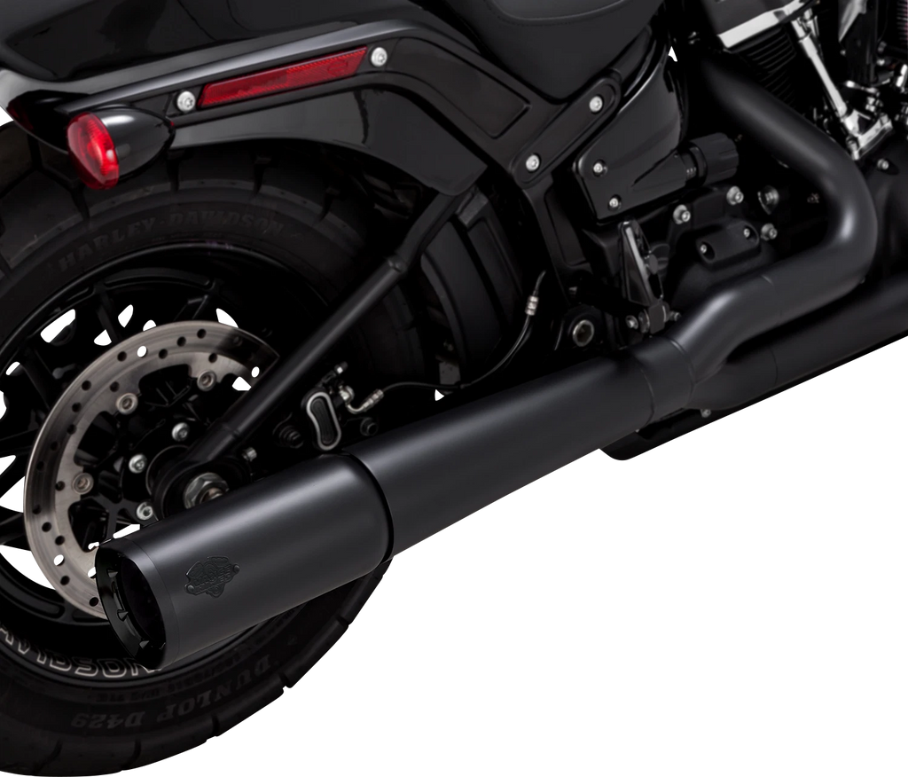 Vance & Hines Pro Pipe Black Exhaust for Harley Softail Touring (2018–2024)