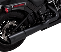 Vance & Hines Pro Pipe Black Exhaust for Harley Softail Touring (2018–2024)