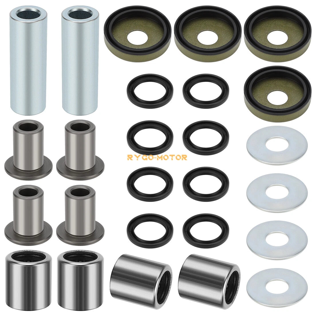 Front Upper & Lower A-Arm Bushing Seals Kit for Kawasaki KFX400 KSF400 (2003–2006)