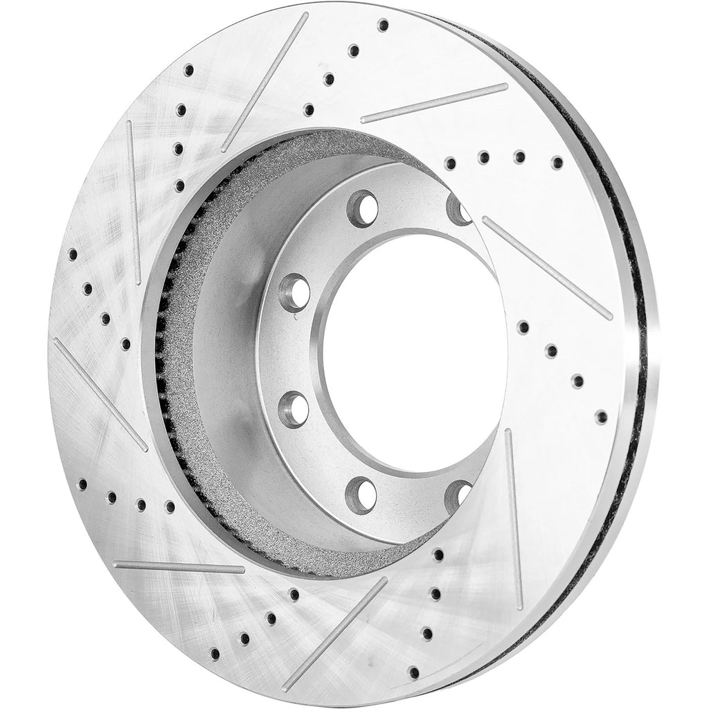 Disc Brake & Pad Kit for Ford F-250 Super Duty (2013–2022) Cross-drilled