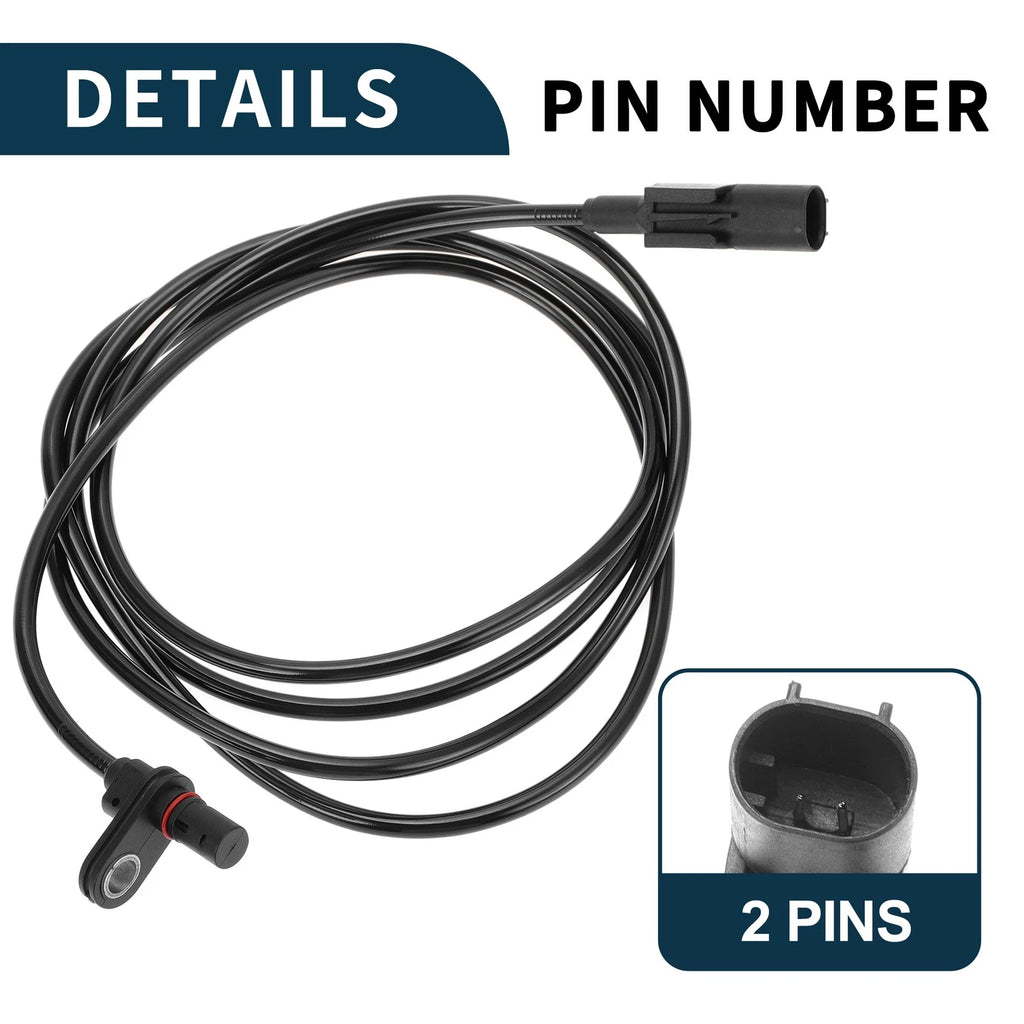2X Rear ABS Wheel Speed Sensor for Mercedes-Benz Sprinter 2500 (2007–2018) No.A9065400117