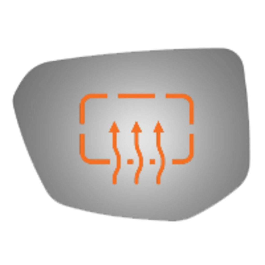 Heated Driver Left Side Mirror Glass for Honda Insight Civic
