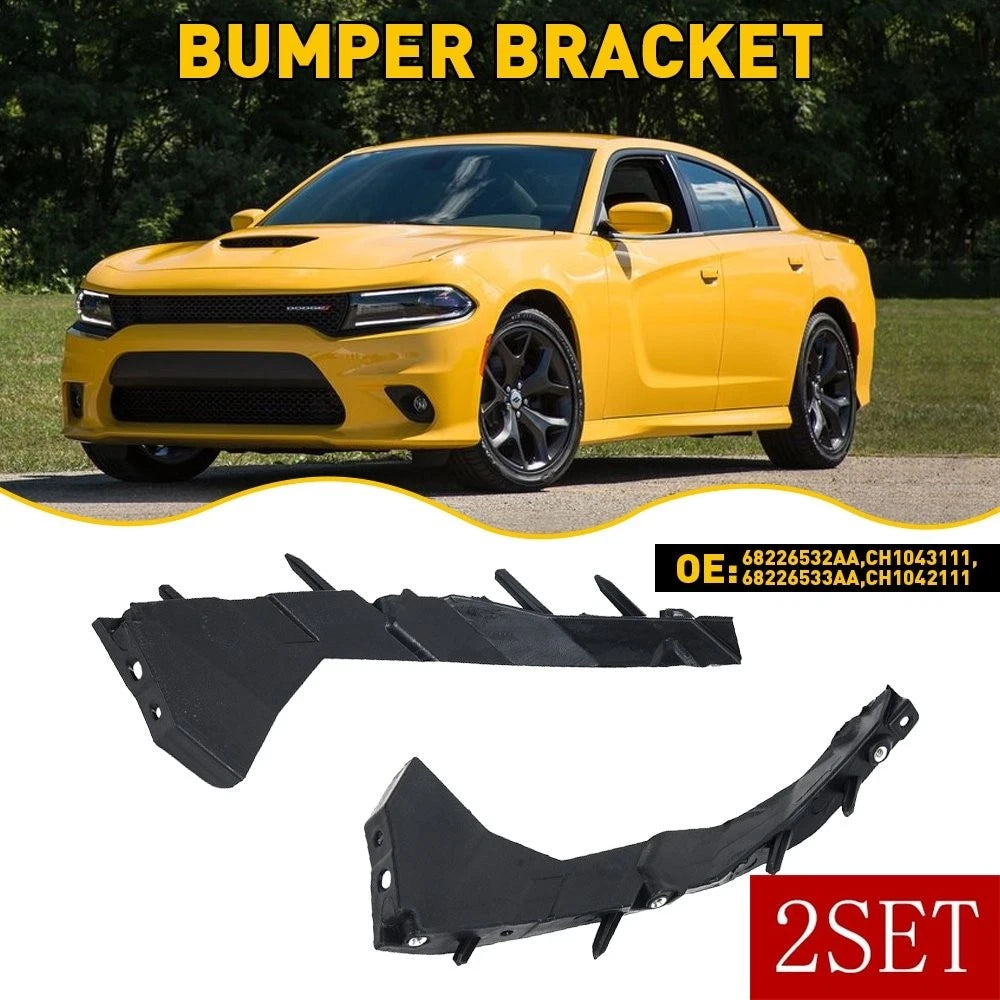 Set of 2 Front Bumper Brackets for Dodge Charger (2015–2021)