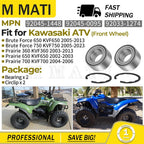 Front Wheel Bearings Kit for Kawasaki Brute Force 650 750 (2003–2020) KVF650 KVF750