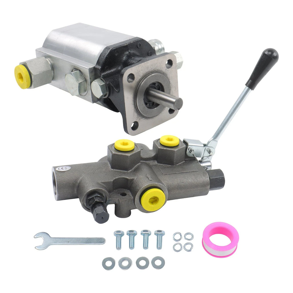 2X Stage Log Splitter Pump and Auto Detent Valve Kit for Various Models