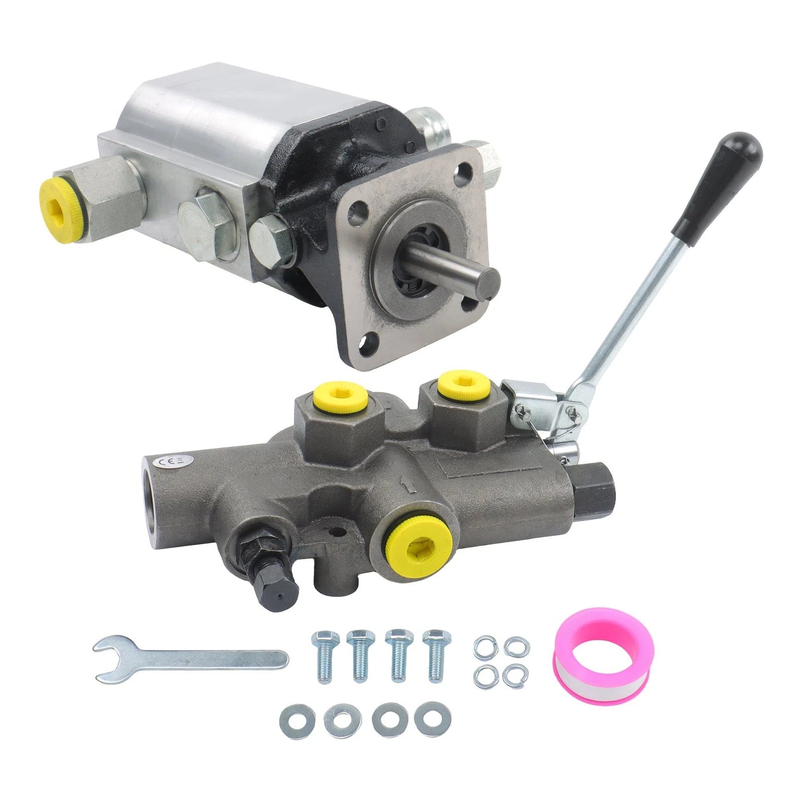 2X Stage Log Splitter Pump and Auto Detent Valve Kit for Various Models