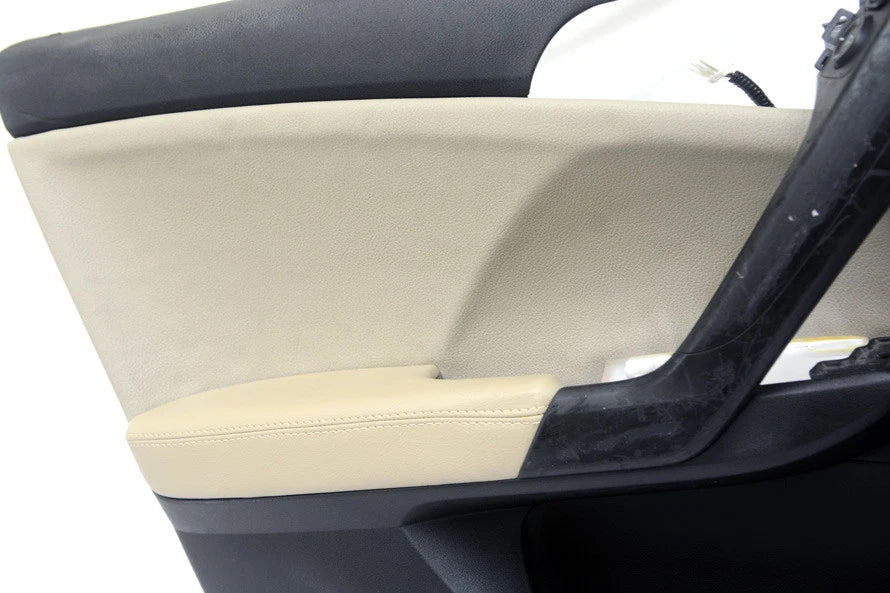 Front Right Door Panel Insert for Acura TSX (2009–2014) Beige Leather