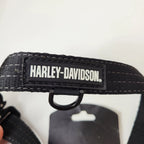 Large Black Nylon Dog Pet Collar for Harley-Davidson (MPC001-08-L)