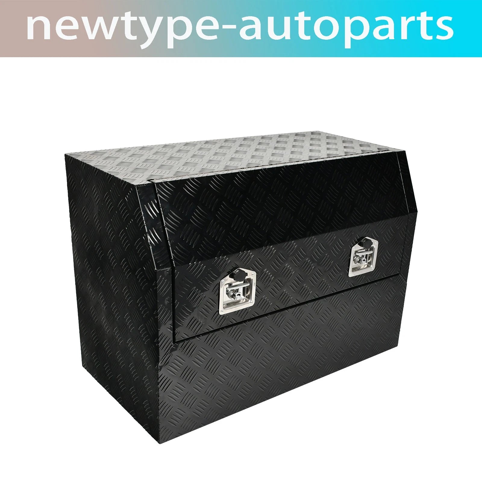 Black Aluminum Tool Box for Pickup Truck (39"x20"x27.5")