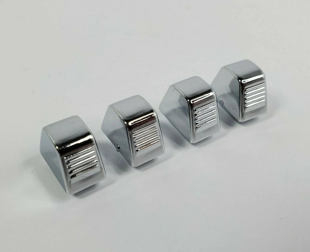 Heater A/C Fan Vent Temperature Control Knobs Set of 4 for Chevy (1967–1981)