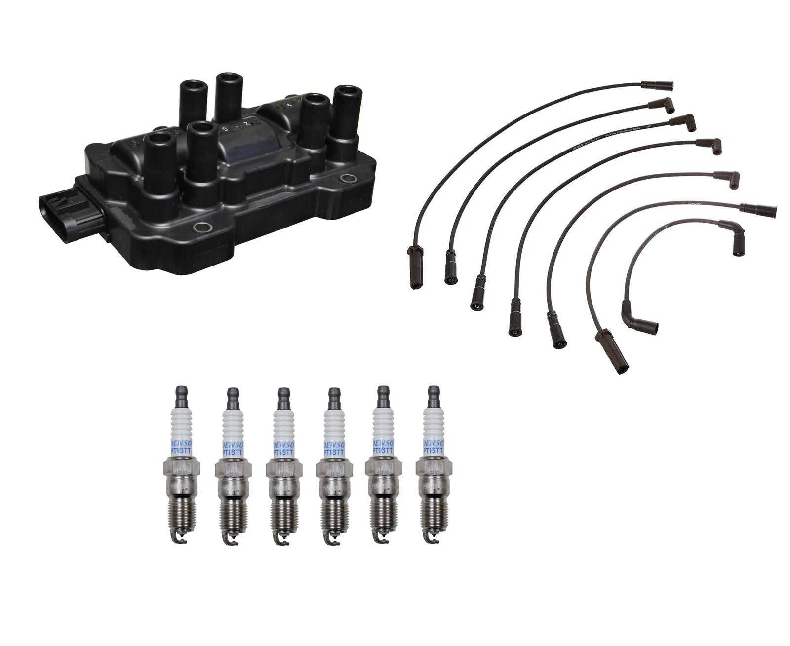 Denso Ignition Coil & Wire Set for GM 4.3L V6 (1996–2002)