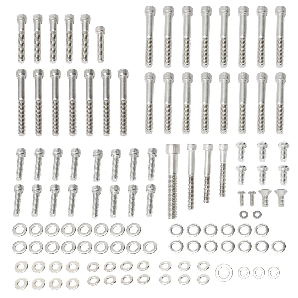 116PCS Allen Screw & Washer Kit for Sportster XL 883/1200 (2004–Present)