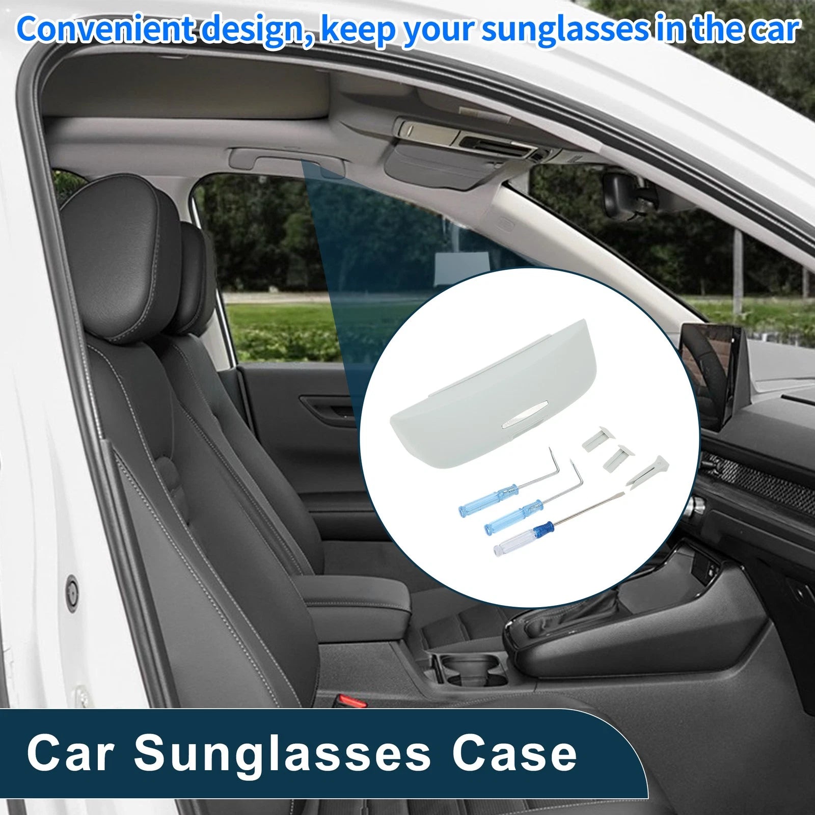 Sunglasses Case for Volkswagen ID.3 ID.4 (2020–2025) Eyeglasses Holder