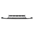 Replacement Black Matte Front Bumper Cover Grille w/Integral Spoiler