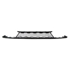 Replacement Black Matte Front Bumper Cover Grille w/Integral Spoiler
