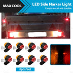 LED Clearance Lights Side Marker Lamp for Trailer Truck Caravan (12V–24V)