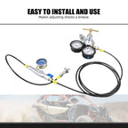 Nitrogen Regulator Fill Tool for Shock Absorbers (Alum, No-Loss Chuck, Gauge)