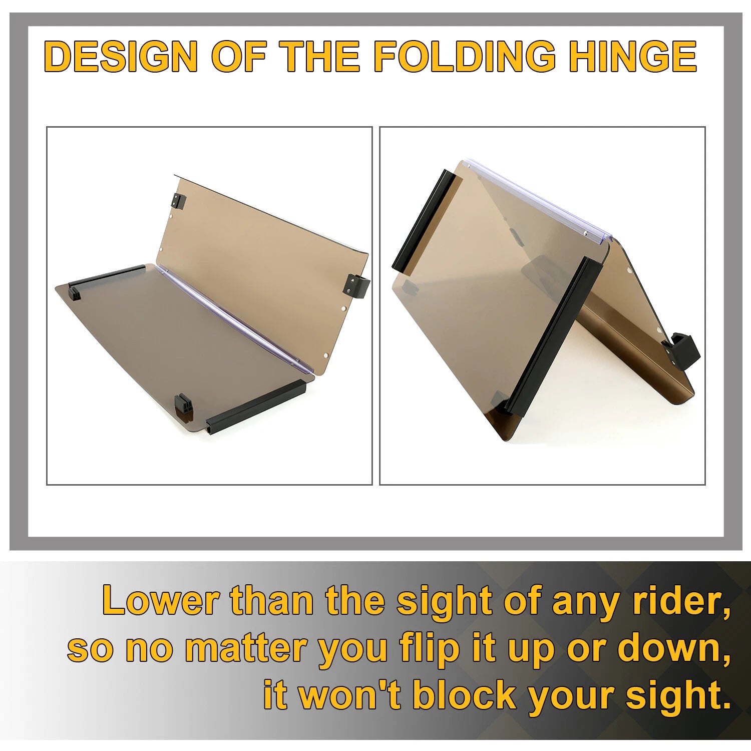 Tinted Fold Down Windshield for EZGO Marathon (1986–1994.5)