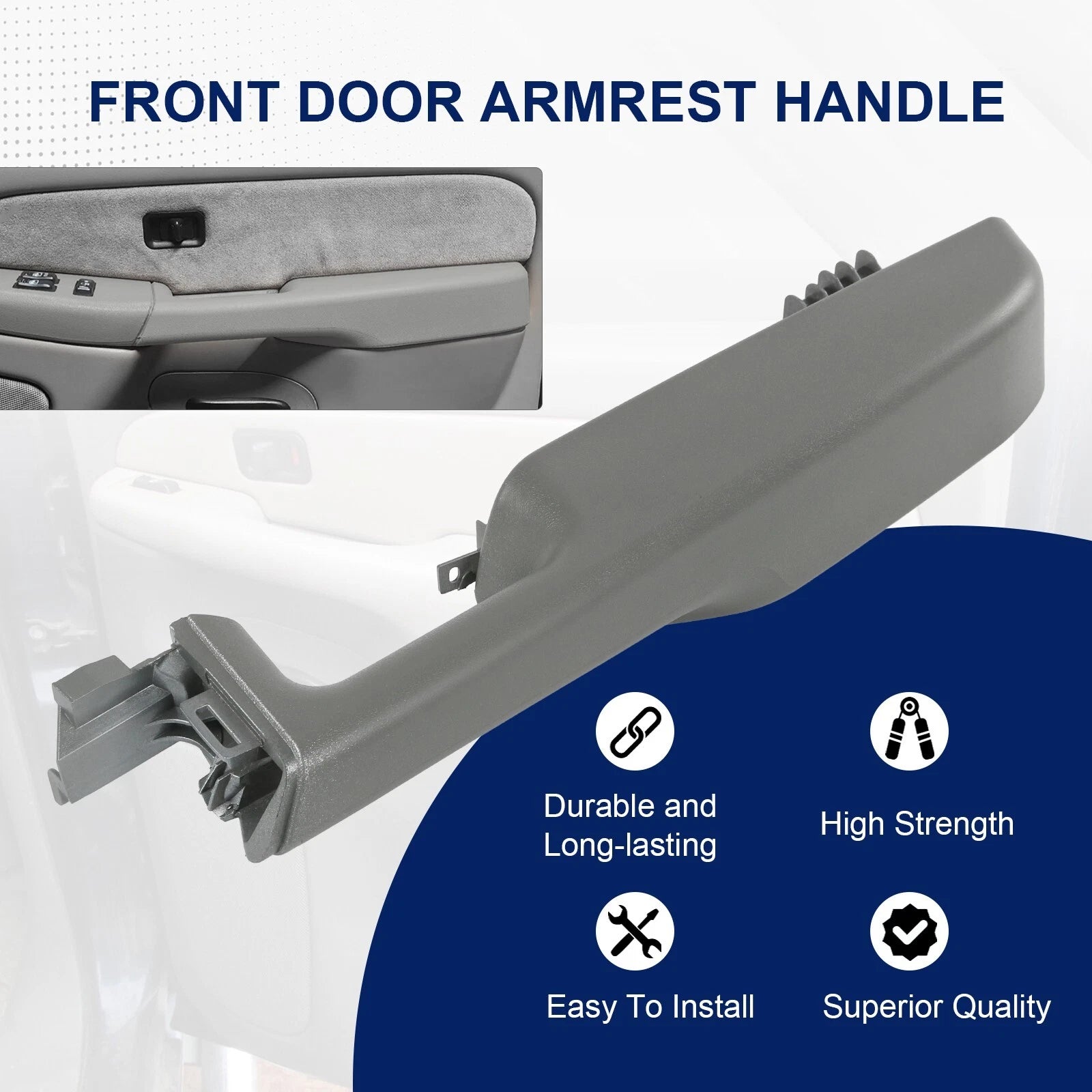 Passenger Front Right Door Armrest Handle for Chevy Tahoe (1999-2006)