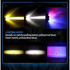 LED Fog Light for Motorcycle (Dual Mode, 27W, IP65 Rated)