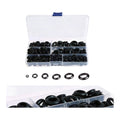 260pcs Black Rubber Grommet Kit for Auto RV Marine Wiring Protection