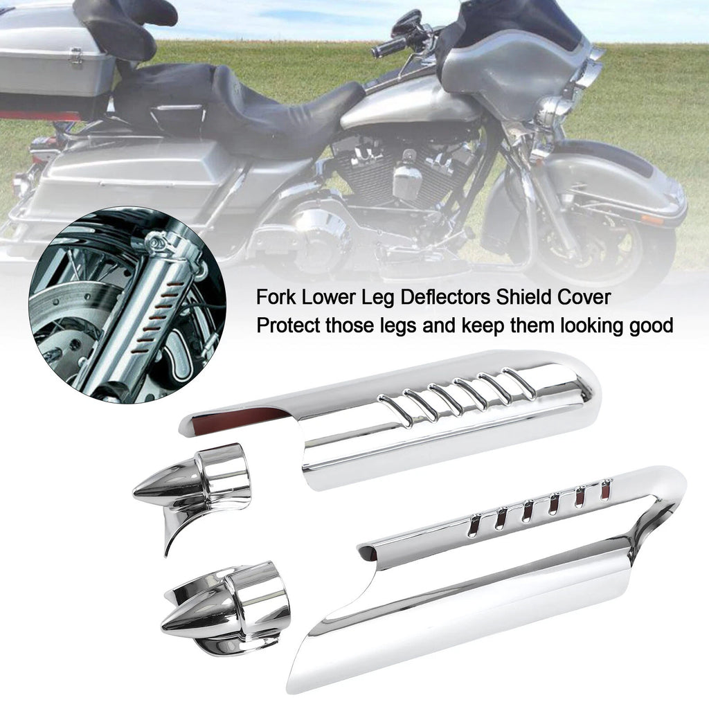 Fork Lower Leg Deflectors for Harley Touring Electra Glide FLHT (2000–2013)