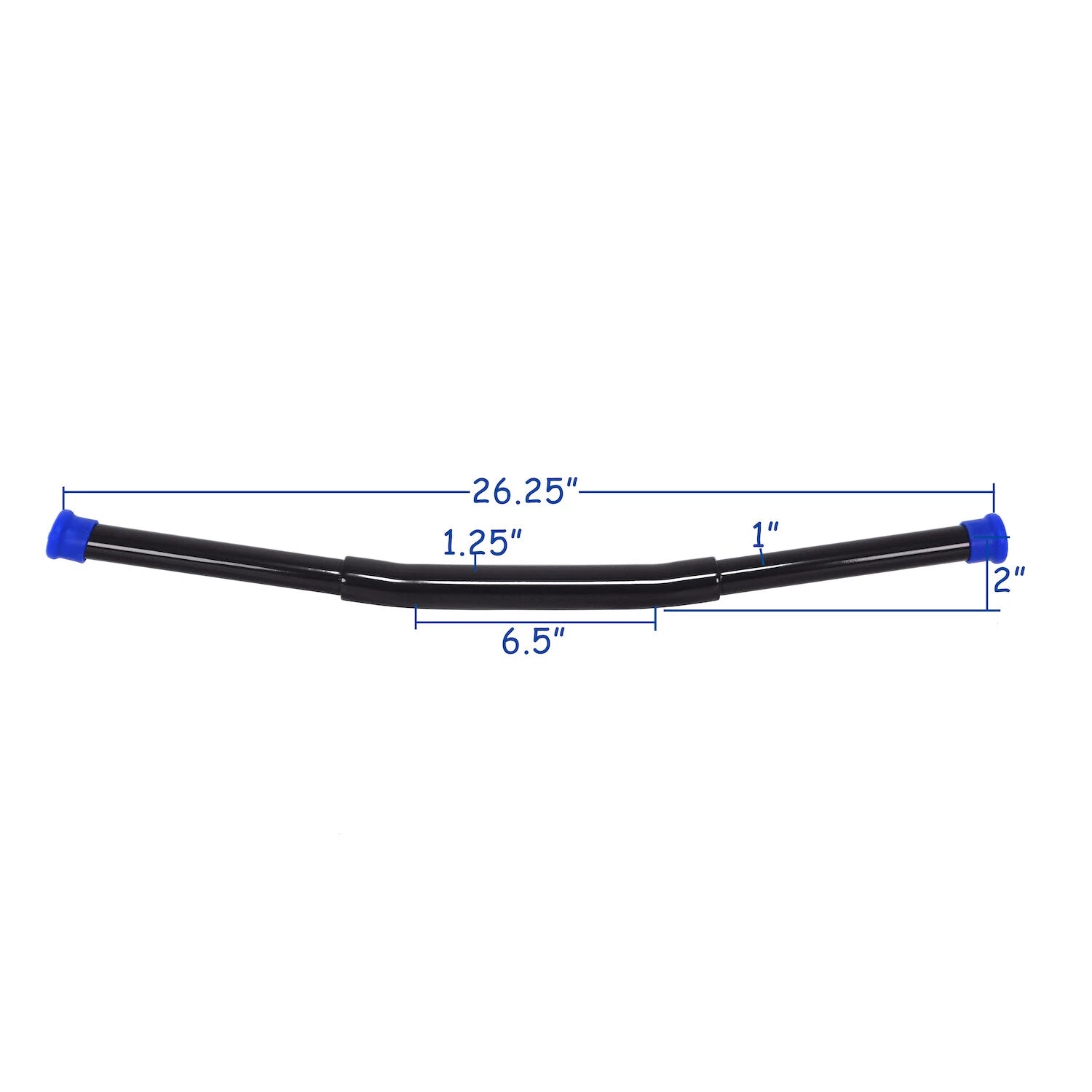 2" Rise Drag Bar Handlebar for Harley Dyna Lowrider Sportster XL