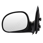 Power Black Manually Folding Side Mirrors for Ford F-150 (1997–2004)