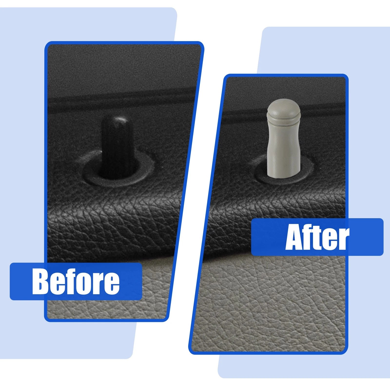 Auto Door Lock Rod Knob Gray for Honda Civic (1996–2000) No.72137-SP0-003ZF