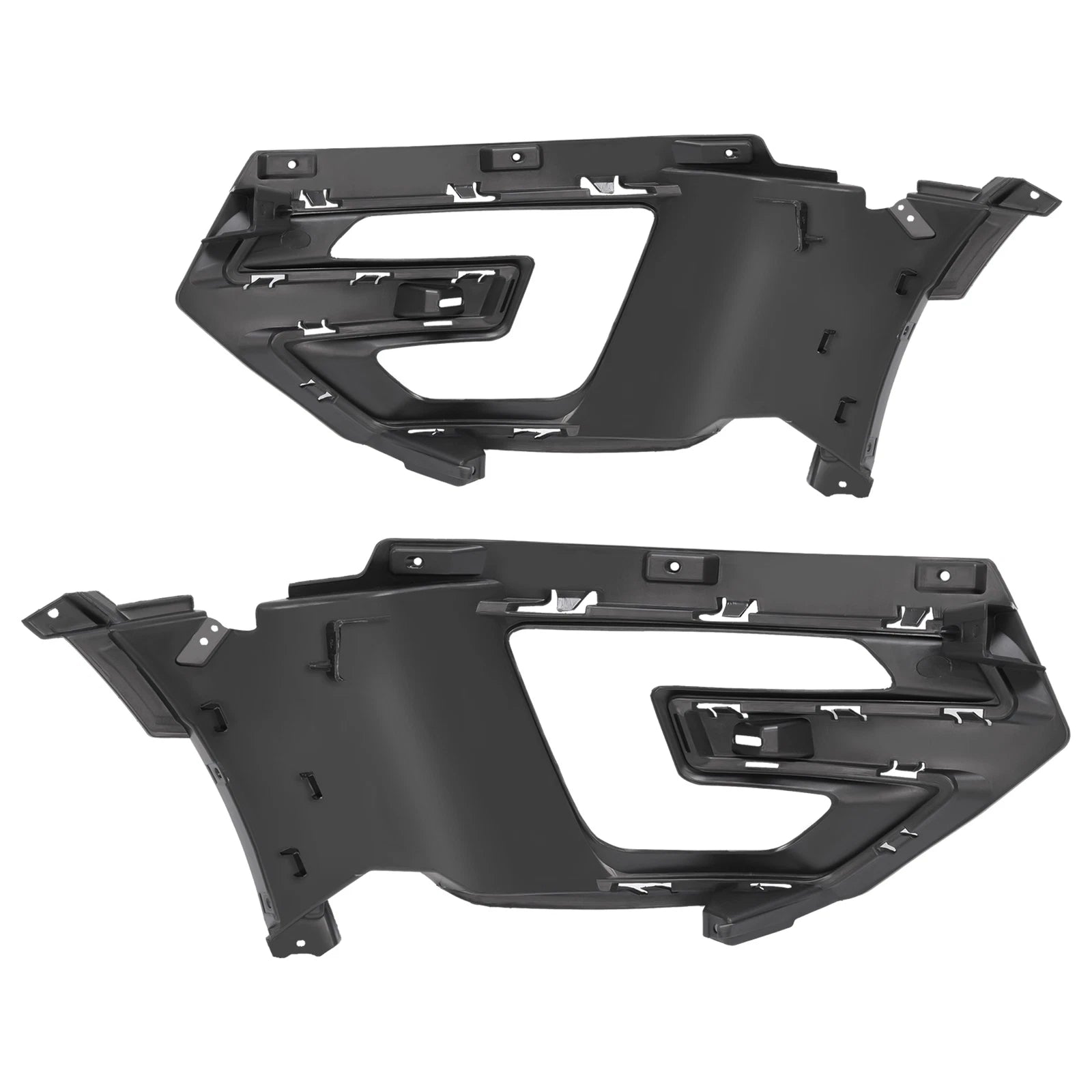 Set of 2 Front Bumper Fog Light Bezel Cover Trim for Ford Explorer (2016–2017)