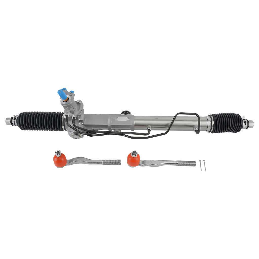 3Pcs Power Steering Rack and Pinion + Outer Tie Rods for Toyota Tacoma (1995–2004)